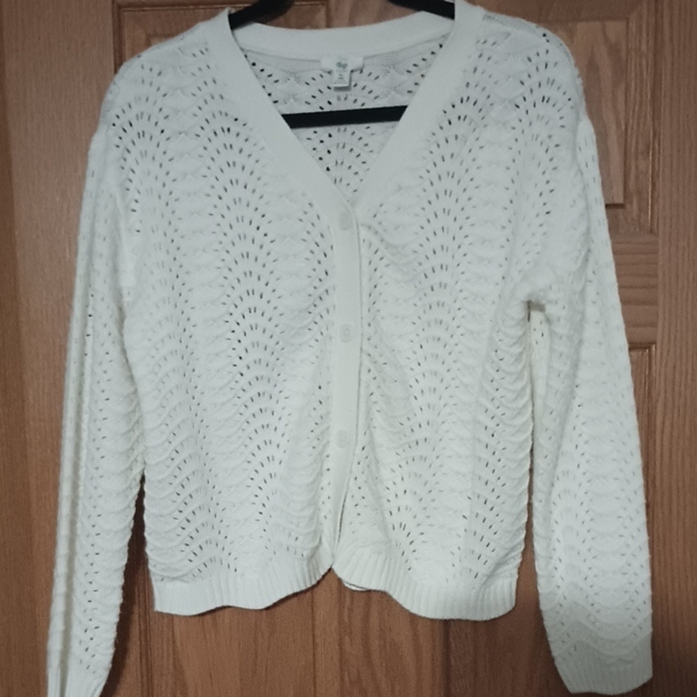 dip Classic Cream Knit Cardigan